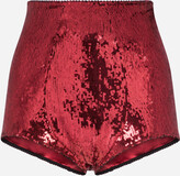 Thumbnail for your product : Dolce & Gabbana Sequined culottes
