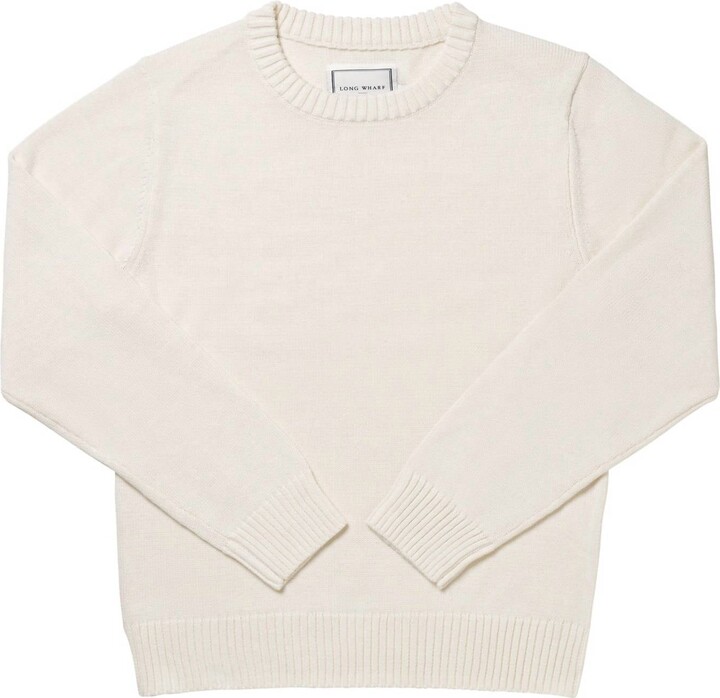 Long Wharf Supply Co. Women's Seawell Sweater In Cream