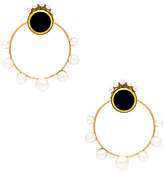 Thumbnail for your product : Anton Heunis Burlesque Big Removable Pearl Hoop Earring
