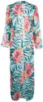 Thumbnail for your product : boohoo Sophie Maxi Tropical Kimono
