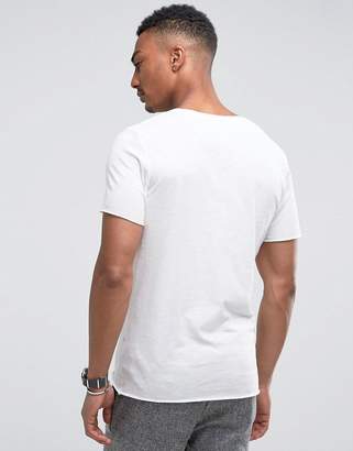 Selected T-Shirt With Scoop Neck And Graphic