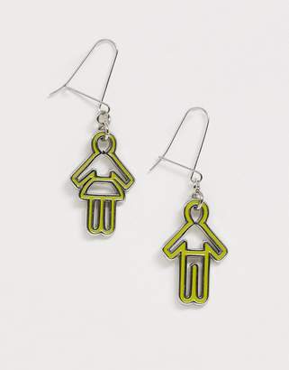 Benetton diversity collection earrings