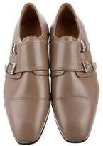 Thumbnail for your product : Christian Louboutin Leather Monk Strap Loafers