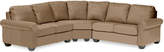 Thumbnail for your product : Asstd National Brand Asstd National Brand Leather Possibilities Roll-Arm 3-pc. Loveseat Sectional