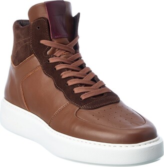 Mens Brown Leather High Top Sneakers, over 200 Mens Brown Leather High Top  Sneakers, ShopStyle