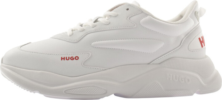 HUGO BOSS Leon Runner Trainers White ShopStyle