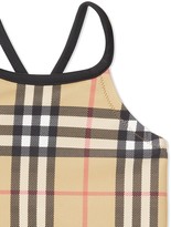 Thumbnail for your product : Burberry Children Check-Print Swimsuit