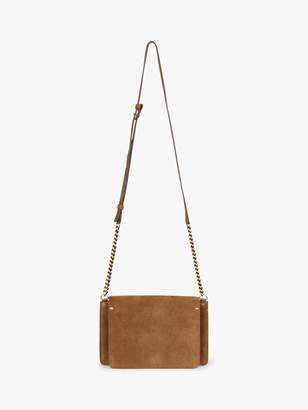 Gerard Darel Box Leather Shoulder Bag, Camel