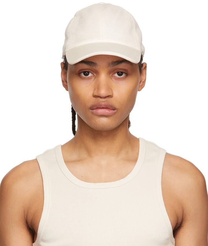 The Row OffWhite Caspian Cap ShopStyle Hats