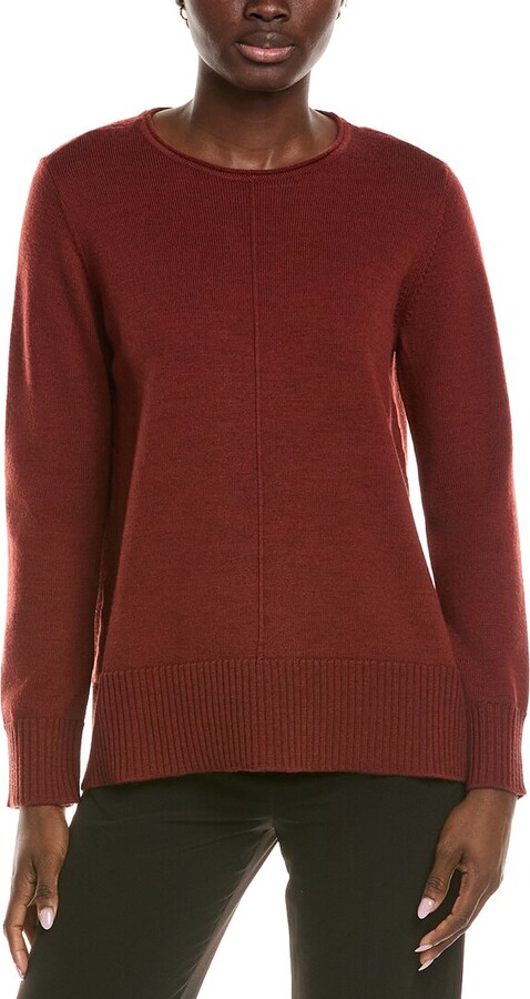 Eileen Fisher Crewneck Wool Sweater