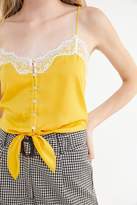 Thumbnail for your product : Out From Under Lace Trim Button-Front Cami