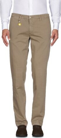 Slacks and Chinos Casual trousers and trousers Mens Clothing Trousers for Men Natural Manuel Ritz Cotton Pants in Beige 