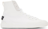 Thumbnail for your product : Givenchy White Tennis Light Mid-Top Sneakers