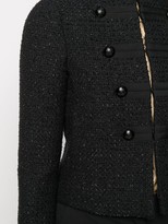 Thumbnail for your product : Twin-Set Cropped Tweed Military Jacket