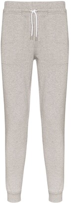 MAISON KITSUNÉ Logo-Appliqued Cotton Sweatpants