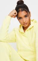 Thumbnail for your product : PrettyLittleThing Pale Lime Ultimate Oversized Hoodie