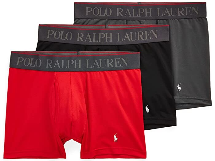 POLO RALPH LAUREN Underwear Men's 3 Pack 4D-Flex Cool Microfiber
