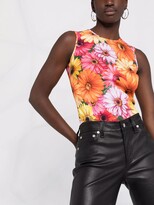 Thumbnail for your product : Dolce & Gabbana Floral Sleeveless Silk Top