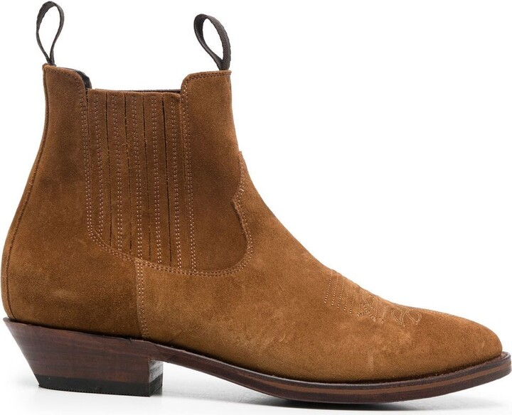 Paul Warmer suede Chelsea boots ShopStyle