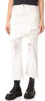 Thumbnail for your product : R 13 Double Classic Skirted Jeans