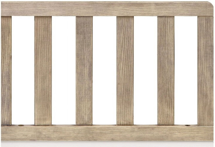 Suite Bebe Barnside Farmhouse Wood Toddler Guard Rail in Vintage Chestnut