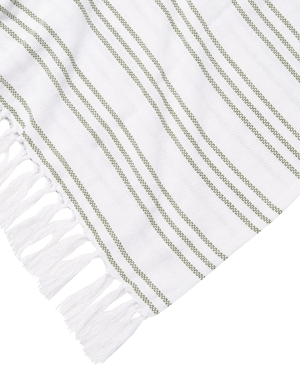 Melange Home Yarn Dyed Triple Stripe Cotton Throw