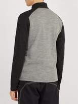 Thumbnail for your product : Capranea - Half-zip Wool-blend Sweater - Mens - Black