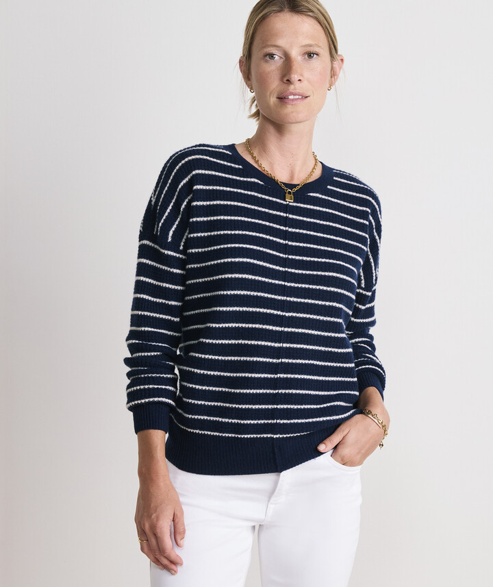 Vineyard Vines Seaspun Cashmere Stripe Sweater