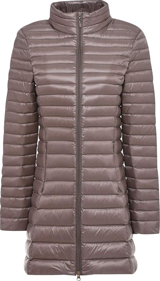 Peuignao Lightweight Long Down Jacket Womens Ultra Light Packable