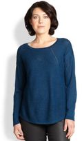 Thumbnail for your product : Eileen Fisher Eileen Fisher, Sizes 14-24 Alpaca Scoopneck Top