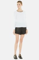 Thumbnail for your product : Sandro 'Email' Embellished Silk Shirt