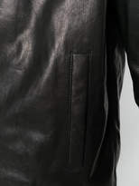 Thumbnail for your product : Valentino logo zipped biker jacket