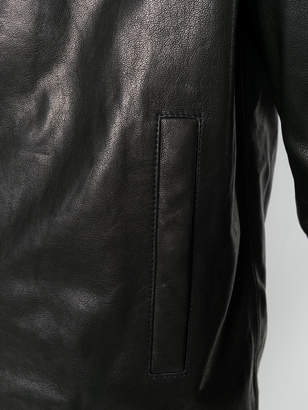 Valentino logo zipped biker jacket