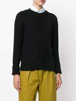 Thumbnail for your product : Kenzo cross knit sweater
