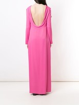 Thumbnail for your product : Gloria Coelho Plunging Back Evening Dress