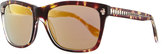 Thumbnail for your product : Alexander McQueen Havana & Golden Rectangle Sunglasses, Brown