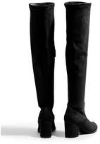 Thumbnail for your product : Karen Millen Stretch Suede Over The Knee Boots -Black