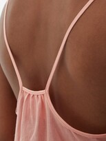 Thumbnail for your product : Loup Charmant Racerback Organic-cotton Slip Dress - Pink
