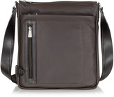 Thumbnail for your product : Chiarugi Dark Brown Leather Vertical Crossbody Bag