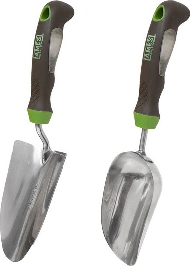 2-PieceGardenToolSet-HandTrowelandHandScoop-Ames