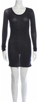 Thumbnail for your product : Theyskens' Theory Scoop Neck Mini Dress Black