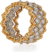 Thumbnail for your product : Buccellati Rombi 18K Gold Diamond Ring, 1.02 tdcw, Size 55