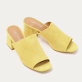 Thumbnail for your product : Public Desire Promise Flared Block Heel Mules Faux Suede