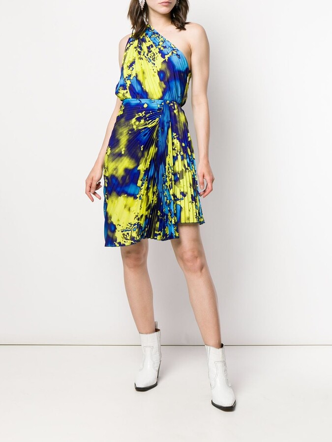 msgm one shoulder dress