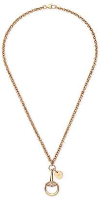 Gucci Diamond Horsebit necklace