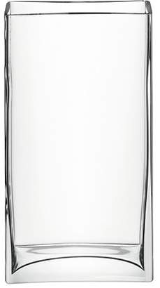 LSA International Rectangular Clear Glass Bunch Vase