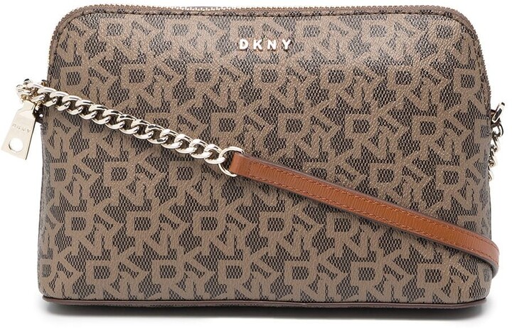 DKNY Brown Chain Strap Handbags | ShopStyle
