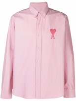 Thumbnail for your product : AMI Paris Embroidered Heart Logo Shirt