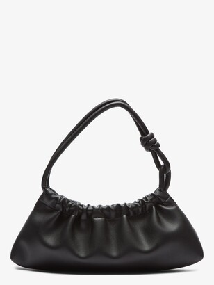 Nanushka Black Valerie Vegan Leather Shoulder Bag