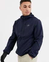 calvin klein golf ultra lite jacket in khaki